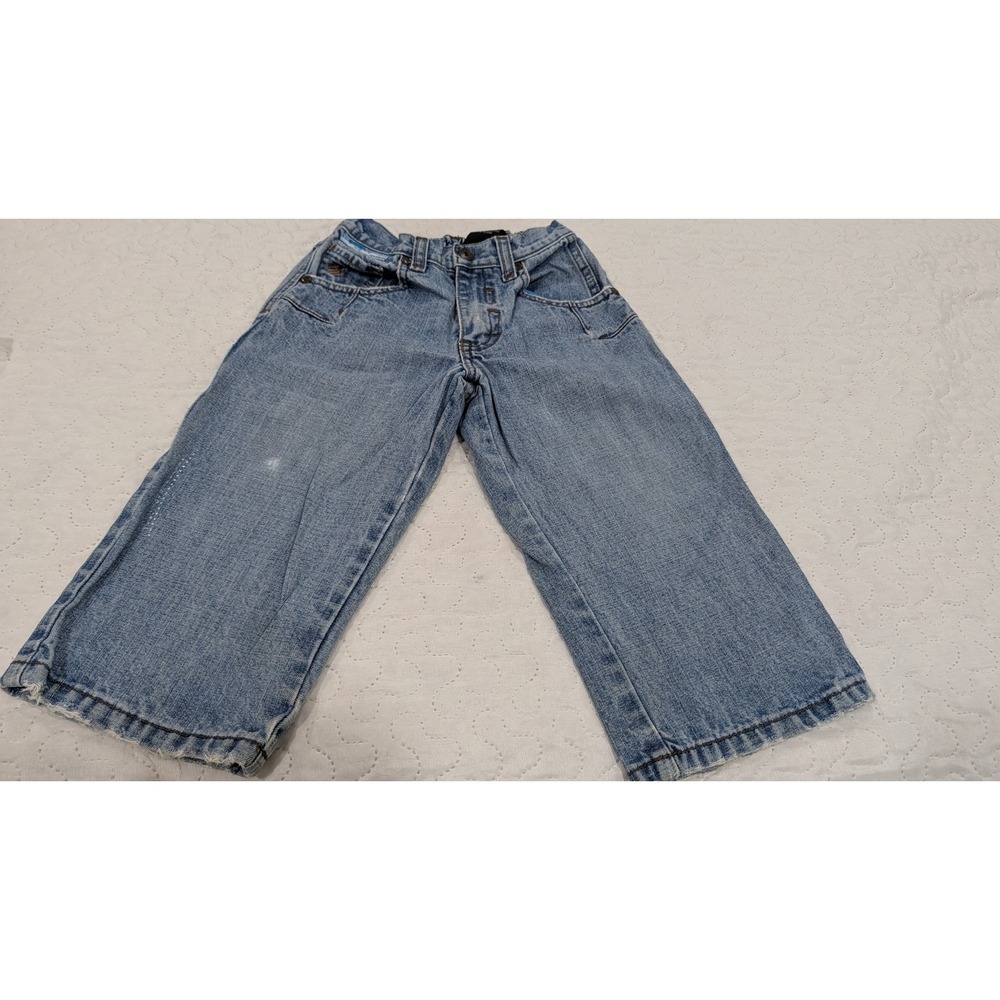 Vintage Rocawear Toddler Boys Light Wash Denim Jeans Embroidered Pockets 2T Y2K
